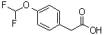 结构式 CAS# 243659-15-6, 4-二氟甲氧基苯乙酸