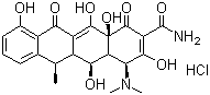 structure of CAS# 24390-14-5, Doxycycline hyclate;Doxycycline hydrochloride hemiethanolate; 2-(Amino-hydroxy-methylidene)-4-dimethylamino-5,10,11,12a-tetrahydroxy-6-methyl-4a,5,5a,6-tetrahydro-4H-tetracene-1,3,12-trione hydrochloride hemiethanolate