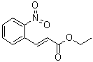 structure of CAS# 24393-59-7, (E)-3-(2-Nitrophenyl)-2-propenoic acid ethyl ester;(E)-Ethyl 2-nitrocinnamate; Ethyl trans-2-nitrocinnamate; Ethyl trans-o-nitrocinnamate
