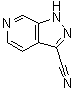 1H-Pyrazolo[3,4-c]pyridine-3-carbonitrile molecular structure (CAS 245325-34-2)