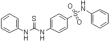N-Phenyl-4-[[(phenylamino)thioxomethyl]amino]benzenesulfonamide molecular structure (CAS 245342-14-7)