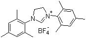 1,3-Bis(2,4,6-trimethylphenyl)-4,5-dihydroimidazolium tetrafluoroborate molecular structure (CAS 245679-18-9)