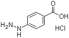 4-Hydrazinobenzoic acid hydrochloride molecular structure (CAS 24589-77-3)