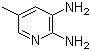 2,3-Diamino-5-methylpyridine molecular structure (CAS 24638-29-7)