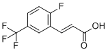 2-Fluoro-5-(trifluoromethyl)cinnamic acid molecular structure (CAS 247113-91-3)