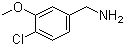 结构式 CAS# 247569-42-2, 4-氯-3-甲氧基苄胺
