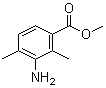 3-Amino-2,4-dimethylbenzoic acid methyl ester molecular structure (CAS 24812-89-3)