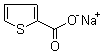 2-Thiophenecarboxylic acid sodium salt molecular structure (CAS 25112-68-9)