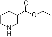 Ethyl (3R)-piperidine-3-carboxylate molecular structure (CAS 25137-01-3)