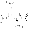 Tetrakis(acetoxymercuri)methane molecular structure (CAS 25201-30-3)