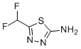 结构式 CAS# 25306-15-4, 5-(二氟甲基)-1,3,4-噻二唑-2-胺