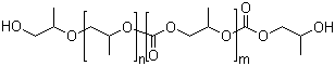Carbon dioxide-methyloxirane copolymer molecular structure (CAS 25511-85-7)