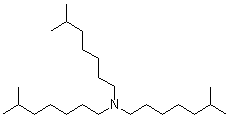 Triisooctylamine molecular structure (CAS 25549-16-0)