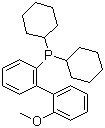 结构式 CAS# 255835-82-6, 2-二环己基膦-2'-甲氧基联苯