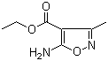 Ethyl 5-amino-3-methyl-4-isoxazolecarboxylate molecular structure (CAS 25786-72-5)