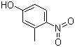 structure of CAS# 2581-34-2, 3-Methyl-4-nitrophenol;4-Nitro-m-cresol