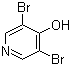 结构式 CAS# 25813-25-6, 3,5-二溴-4-吡啶醇