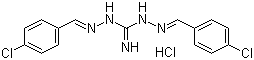 盐酸氯苯胍分子结构 (CAS 25875-51-8)