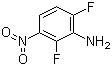2,6-Difluoro-3-nitroaniline molecular structure (CAS 25892-09-5)