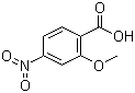 2-Methoxy-4-nitrobenzoic acid molecular structure (CAS 2597-56-0)