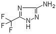 5-(Trifluoromethyl)-1,2,4-triazol-3-amine molecular structure (CAS 25979-00-4)