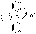 结构式 CAS# 2605-67-6, 甲氧甲酰基亚甲基三苯基膦