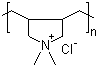 structure of CAS# 26062-79-3, Poly(diallyldimethylammonium chloride);N,N-Dimethyl-N-2-propenyl-2-propen-1-aminium chloride homopolymer