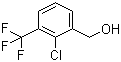 structure of CAS# 261763-20-6, 2-Chloro-3-trifluoromethylbenzyl alcohol;[2-Chloro-3-(trifluoromethyl)phenyl]methanol