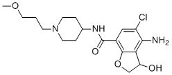 结构式 CAS# 2636673-48-6, 普芦卡必利羟基杂质