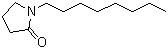 structure of CAS# 2687-94-7, N-Octyl pyrrolidone ;1-Octyl-2-pyrrolidinone; N-Octyl-2-pyrrolidone