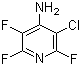 4-Amino-3-chloro-2,5,6-trifluoropyridine molecular structure (CAS 2693-57-4)