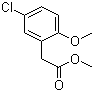 (5-Chloro-2-methoxyphenyl)acetic acid methyl ester molecular structure (CAS 26939-01-5)