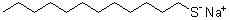 Sodium thiododecylate molecular structure (CAS 26960-77-0)