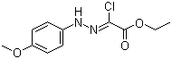 Ethyl chloro[(4-methoxyphenyl)hydrazono]acetate molecular structure (CAS 27143-07-3)