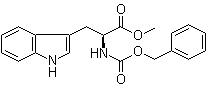 结构式 CAS# 2717-76-2, N-苄氧羰基-L-色氨酸甲酯