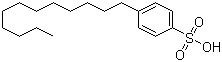 结构式 CAS# 27176-87-0, 十二烷基苯磺酸