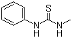 结构式 CAS# 2724-69-8, 1-甲基-3-苯基硫脲; N-甲基-N'-苯基硫脲