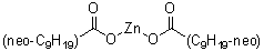新癸酸锌分子结构 (CAS 27253-29-8)