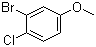3-Bromo-4-chloroanisole molecular structure (CAS 2732-80-1)