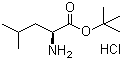 L-Leucine tert-butyl ester hydrochloride molecular structure (CAS 2748-02-9)