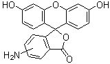 5(6)-Aminofluorescein molecular structure (CAS 27599-63-9)