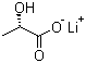 Lithium L-lactate molecular structure (CAS 27848-80-2)
