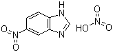5-硝基苯并咪唑硝酸盐分子结构 (CAS 27896-84-0)