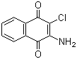 2-Amino-3-chloro-1,4-naphthoquinone molecular structure (CAS 2797-51-5)
