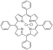 5,10,15,20-四苯基卟吩氯化铬(III)分子结构 (CAS 28110-70-5)