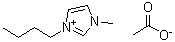 structure of CAS# 284049-75-8, 3-Butyl-1-methylimidazolium acetate;Basionics BC 02; [Bmin][OOCCH3]