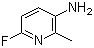 结构式 CAS# 28489-47-6, 2-氟-5-氨基-6-甲基吡啶