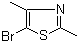 结构式 CAS# 28599-52-2, 5-溴-2,4-二甲基-1,3-噻唑