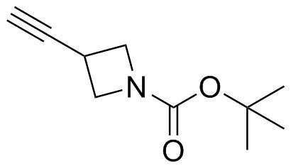 3-Ethynyl-1-azetidinecarboxylic acid tert-butyl ester molecular structure (CAS 287193-01-5)