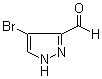 4-溴-1H-吡唑-3-甲醛分子结构 (CAS 287917-97-9)